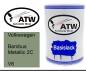 Preview: Volkswagen, Bambus Metallic 2C, V6: 500ml Lackdose, von ATW Autoteile West.